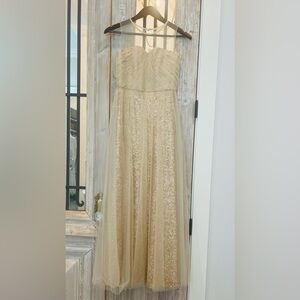 SORELLA VITA, junior size 16, Gold, long , Bridesmaids dress